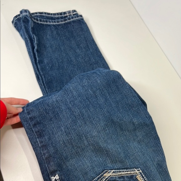 Ariat Men's low rise M4 bootcut Blue Jeans 32/32 - Picture 8 of 8